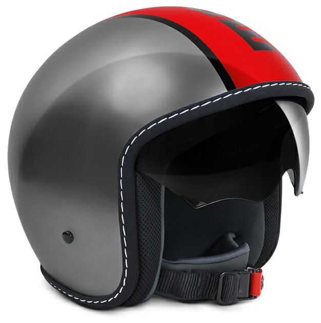 モモ デザイン(MOMO) ジェットヘルメット BLADE メタル/レッド(MD1011001002)-01