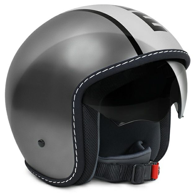 モモ デザイン(MOMO) ジェットヘルメット BLADE メタル/ホワイト 