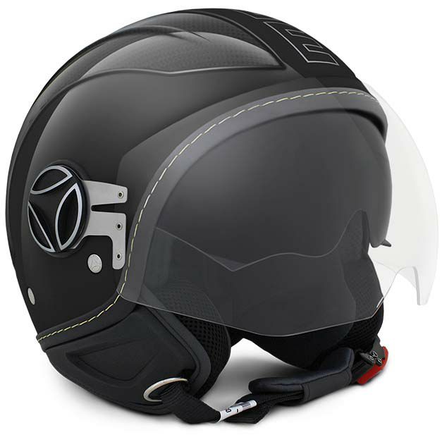 モモ デザイン(MOMO) ジェットヘルメット AVIO PRO グロスブラック/カーボン(MD1003009000)-01