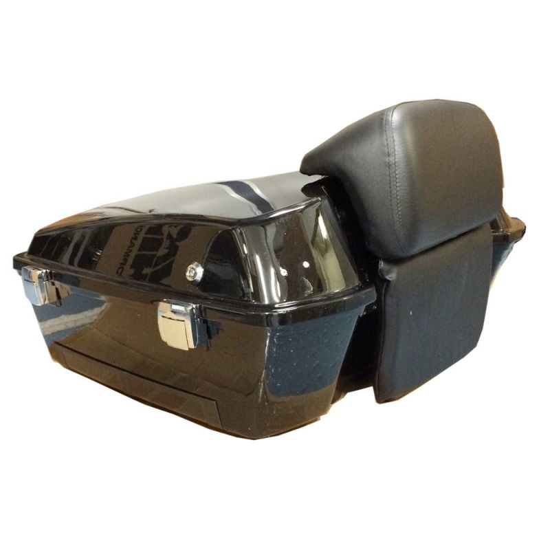 コンプリート CHOPPEDツアーパック＆CHOPPEDバックレストセット ビビッドブラック リフレクター無し-01