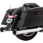 【SALE】バンス＆ハインズ （VANCE&HINES） ELIMINATOR スリップオン・マフラー クローム/ブラック