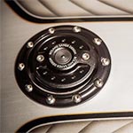 ローランドサンズ・デザイン(RSD)ビレット・アルミニウム・ガスキャップ　RADIAL ブラックOps