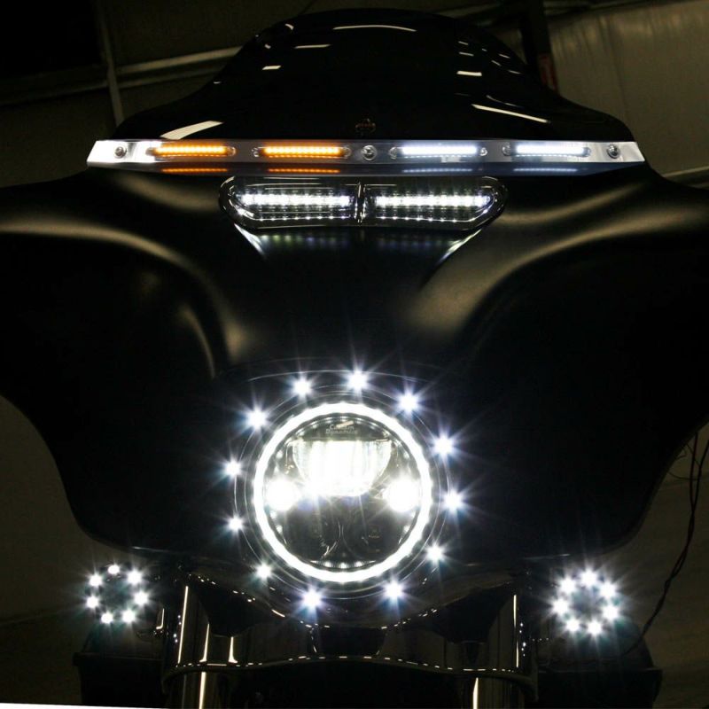 Custom Dynamics LED ウインドシールドトリム クローム-01