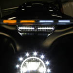 カスタムダイナミクス (Custom Dynamics) LED ウインドシールドトリム ブラック