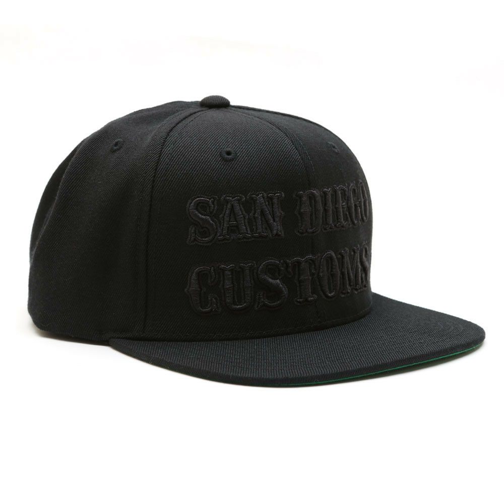 SAN DIEGO CUSTOMS キャップ BLACKOUT-03