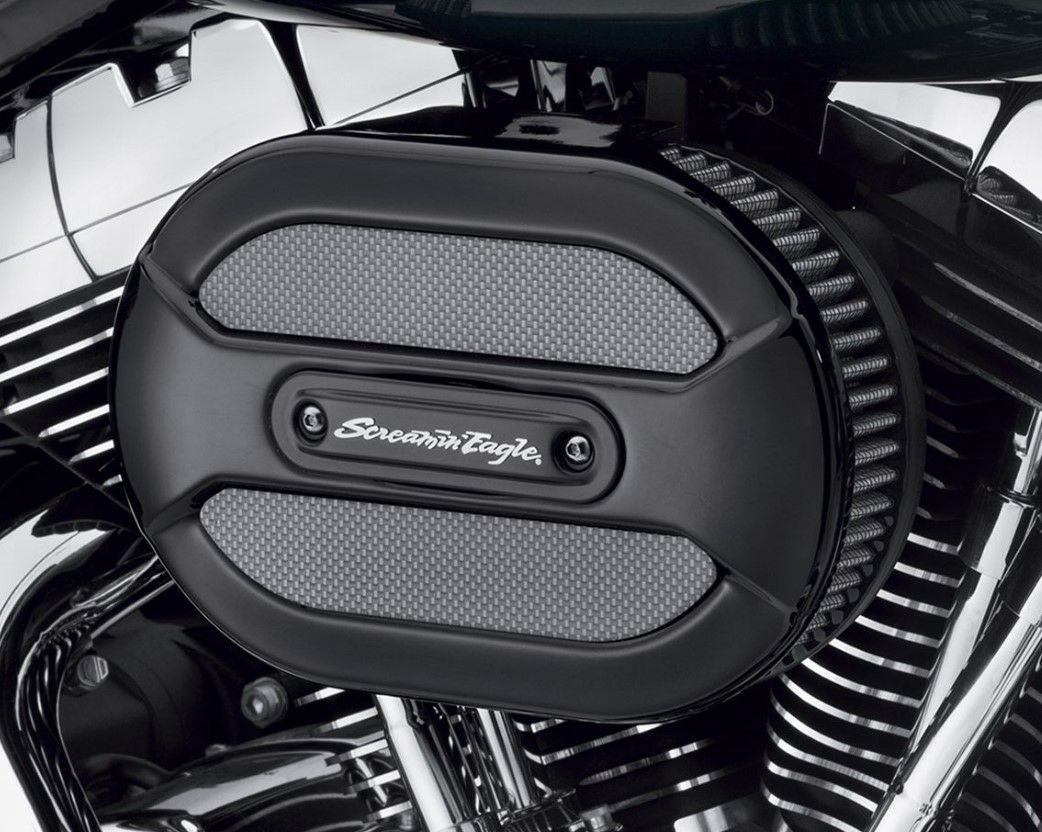 スクリーミンイーグル・ベンチレーターエリート　エアクリーナーカバー　グロスブラック-02