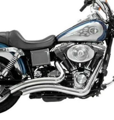 バンス＆ハインズ （VANCE&HINES）  ビッグラディウス 2-Into-2 クローム ダイナ