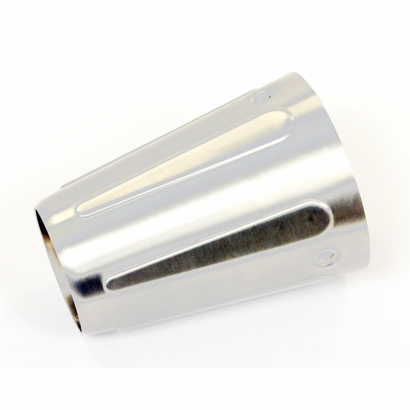 RED THUNDER EXHAUST エンドキャップ Formed ポリッシュ-01