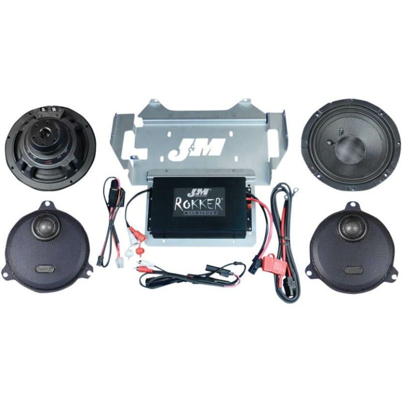 J&M ROKKER 330W 2スピーカー＋アンプキット FLHT-01