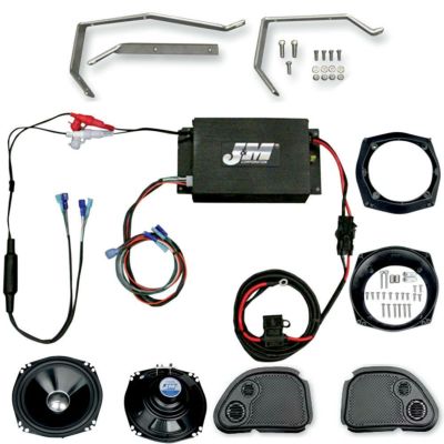 4405-0311:J&M PERFORMANCE 180W フェアリングスピーカー　アンプキット　2006～2013 FLTR