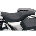【SALE】Drag Specialties プレデター シート フレイムスティッチ 1997～2007 FLHR、FLHX