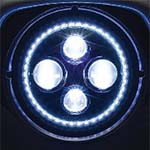クリアキン Orbit Vision 7インチLEDヘッドライト　ホワイトHALOリング
