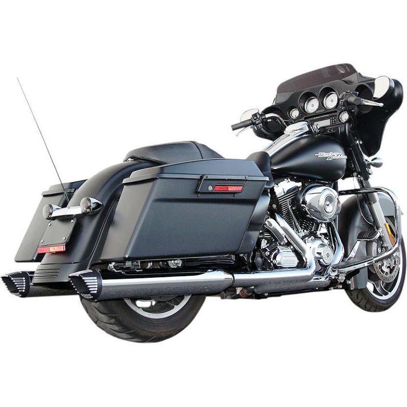 firebrand Baritone 4インチ　スリップオンマフラー　クローム/コントラスト-01