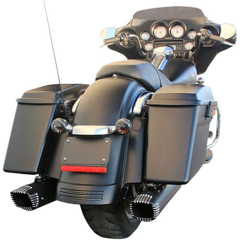 firebrand Baritone 4インチ　スリップオンマフラー　ブラック/コントラスト-01