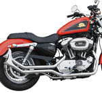 スポーツスター　マフラー　ショットガン　フィッシュテールXL1200 XL883 スポーツスター マフラー ショットガン フィッシュテールXL1200