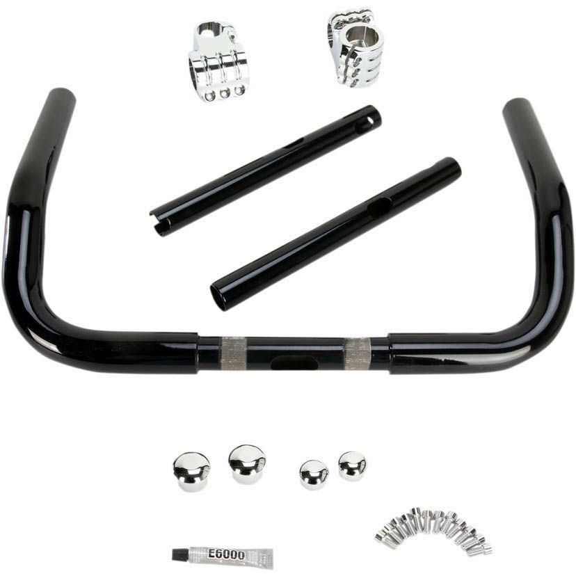 Klock Werks 1.25インチ クリップハンガーハンドル 10インチ ブラック/クローム-03