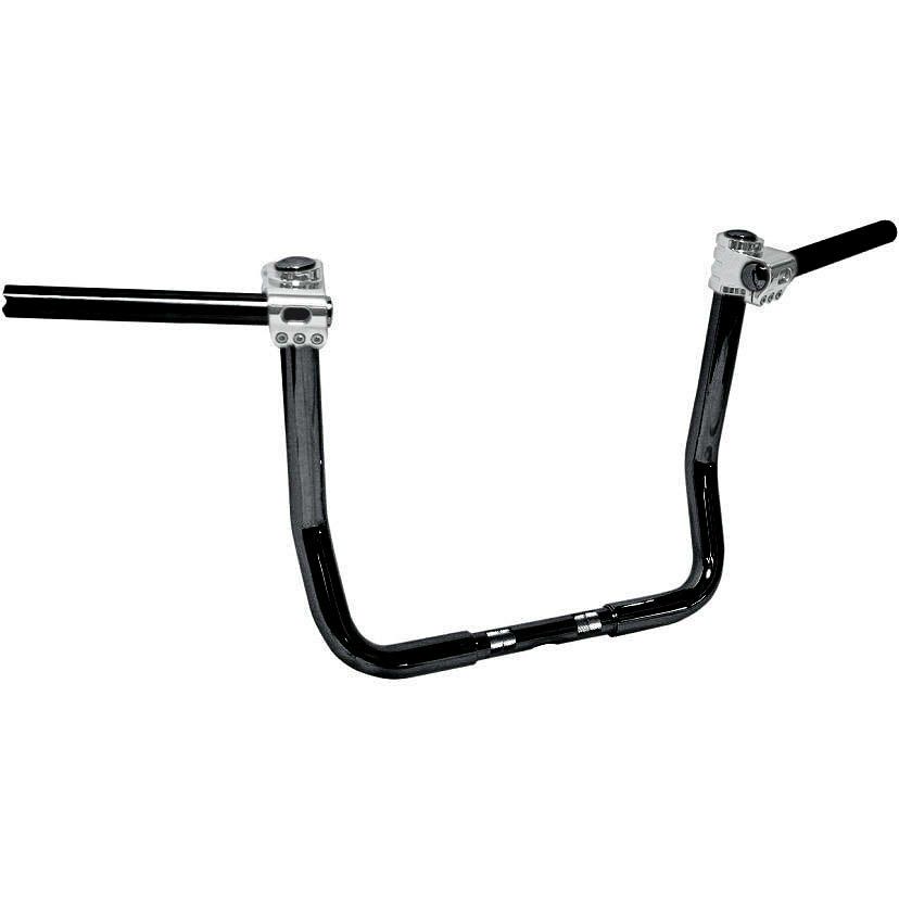 Klock Werks 1.25インチ クリップハンガーハンドル　10インチ　ブラック/クローム-01