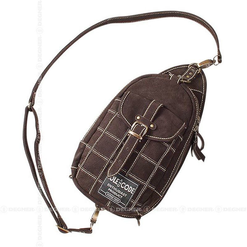DEGNER レザーボディバッグ　ブラウン-01