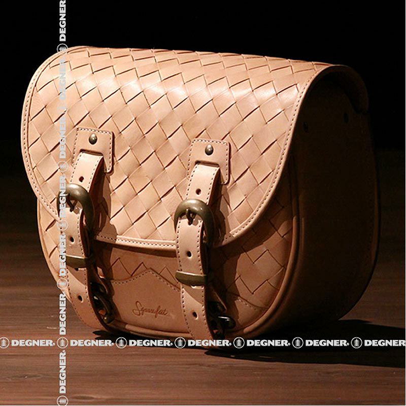 DEGNER バスケットサドルバッグ　タン-02