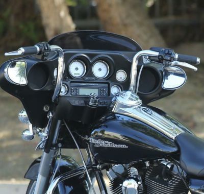 【セール】Burly Brand バガー・エイプハンガー ハンドル　15インチ　クローム ハーレー、ツーリングモデル用