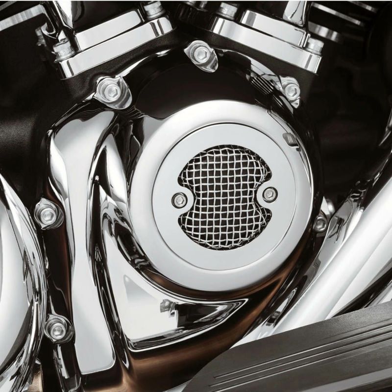 Kuryakyn メッシュ　タイマーカバー　クローム-01