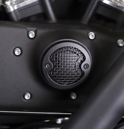 Kuryakyn メッシュ　タイマーカバー　ブラック-03