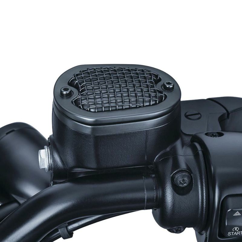 Kuryakyn メッシュ マスターシリンダーカバー　ブラック-01