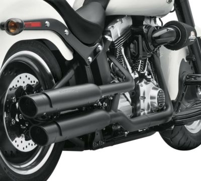 Screamin Eagle ストリートキャノン パフォーマンス スリップオンマフラー　ブラック