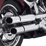Screamin Eagle ストリートキャノン パフォーマンス スリップオンマフラー　クローム