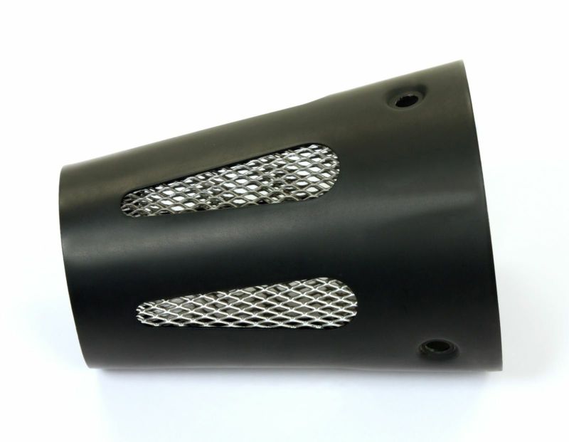 RED THUNDER EXHAUST グリッドエンドキャップ　ブラック-01