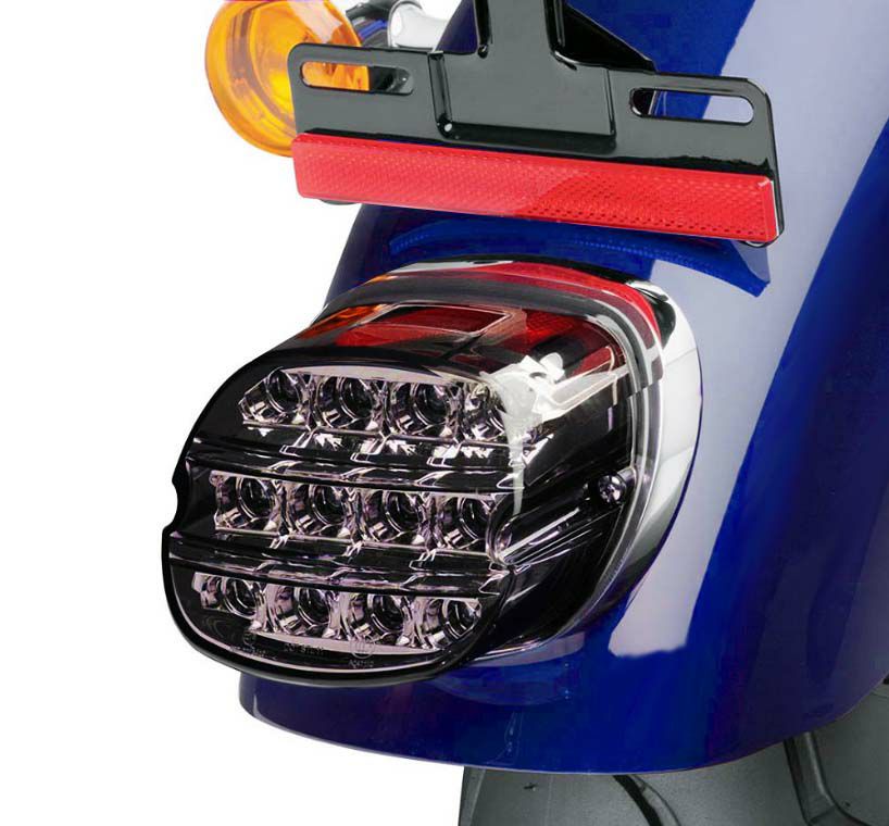World Motor Works レイダウン LEDテールライト スモーク 上ナンバー用 