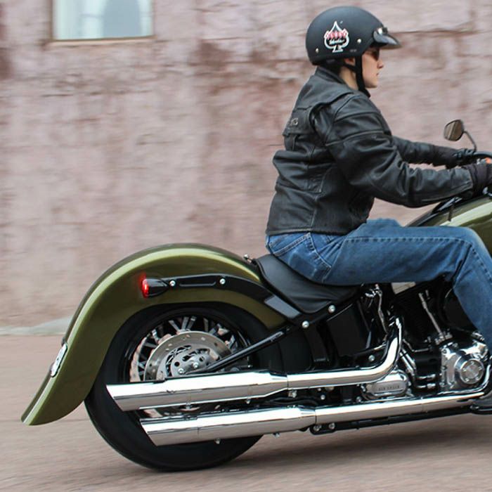 MCS ドッグボーンライザーセット クローム 4インチ |ハーレーパーツ