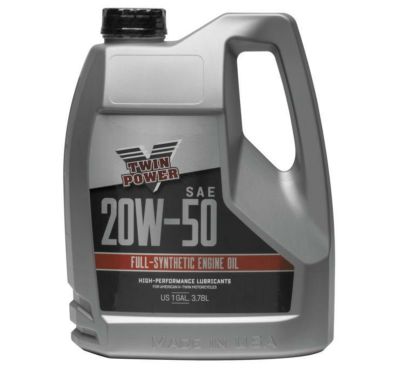 TwinPower ハーレー用 Synthetic（化学合成）エンジンオイル 20W-50 1ガロン(3.8リットル)
