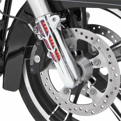 CIRO ロワーレッグカバー アンバーLED　クローム