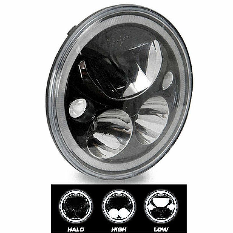 CIRO LED 5-3/4インチヘッドライト　ブラック-01