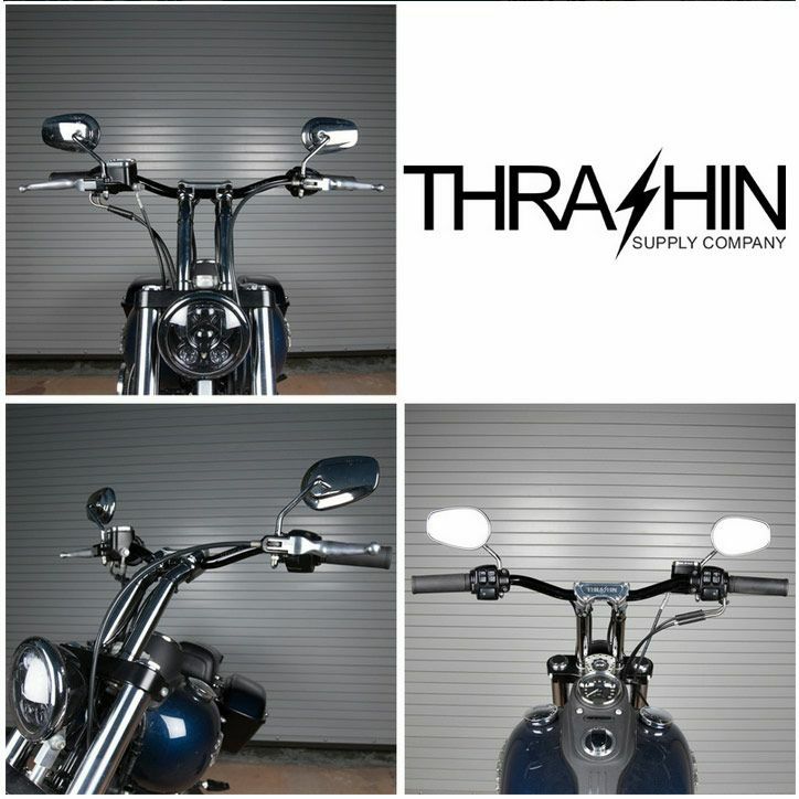 Thrashin Supply ハンドルバー ローベンド　ブラック-01