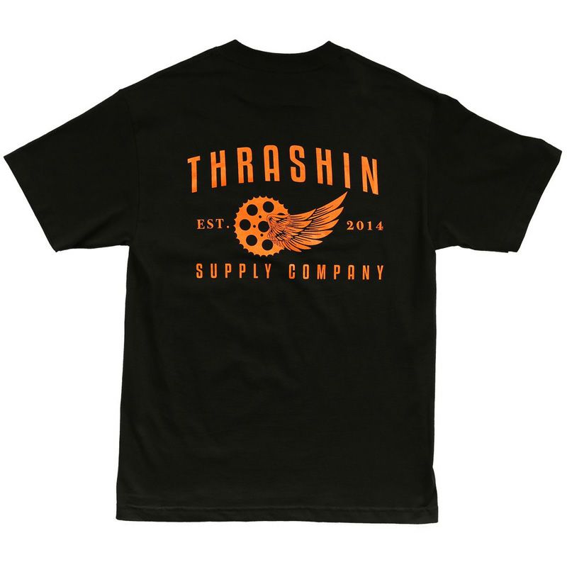 Thrashin Supply　Tシャツ　「Flying Sprocket」-02