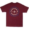 Thrashin Supply　Tシャツ「Standard」 Maroon-02