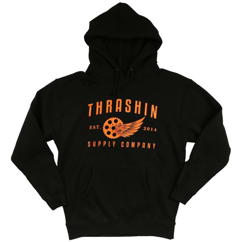 Thrashin Supply　フーデッドパーカー 「Flying Sprocket」-01