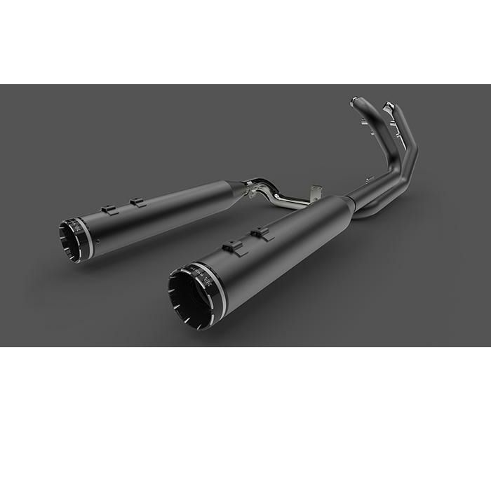 クロームワークス 2017 2INTO2 フルエキゾーストマフラー ブラック-02