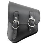 La Rosa Design スイングアームバッグ（合皮）ソフテイル（左）ブラック-01