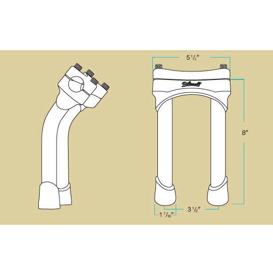 ビルトウェル MURDOCK プルバックライザー 8インチ ブラック-03