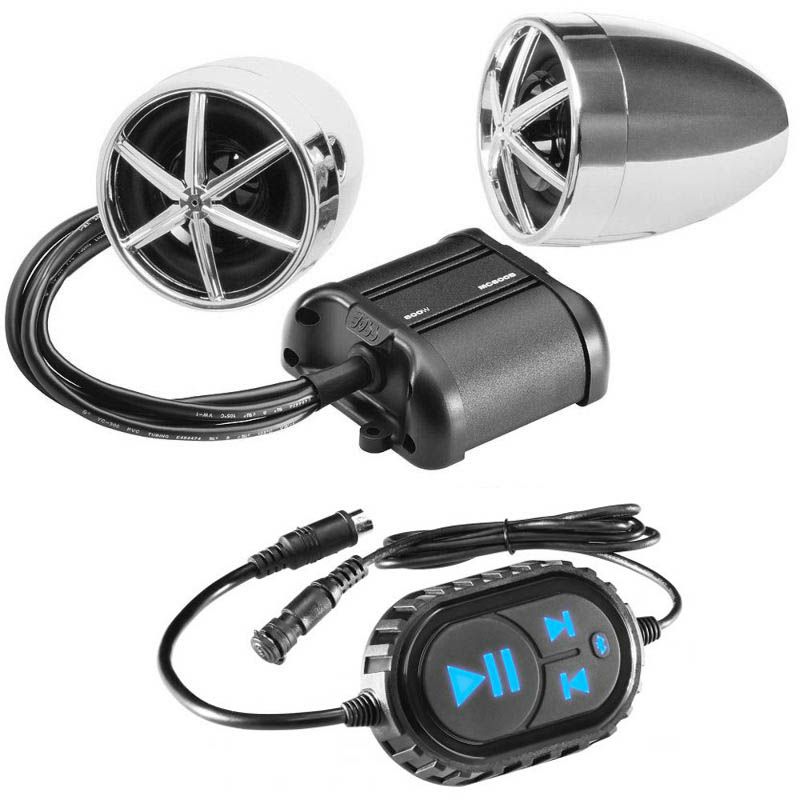 Boss Bluetooth 2ch スピーカー＆アンプキット　クローム-01