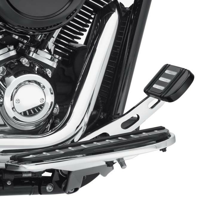 ビレットスタイル フットボード リアブレーキレバー クローム 