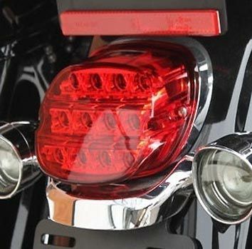 【セール】レイバック LEDテールランプ レッドｘクリア