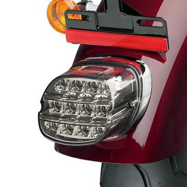 レイバック LEDテールランプ スモークｘクリア |ハーレーパーツ専門店 HDパーツ