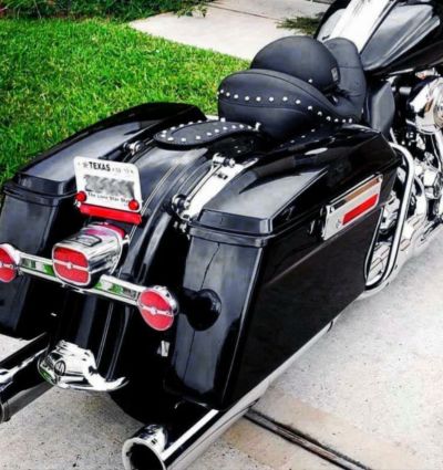 HOGWORKZ スタンダード・サドルバッグ グロスブラック