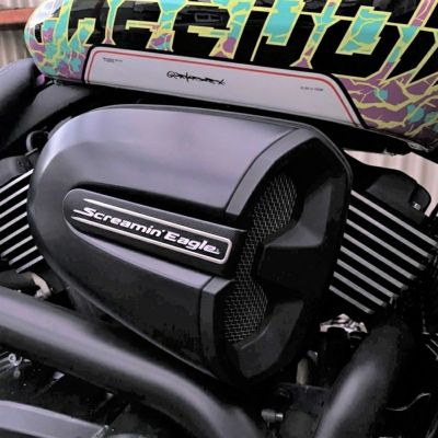 ハーレー純正★スクリ―ミンイーグル パフォーマンスエアクリーナーキット