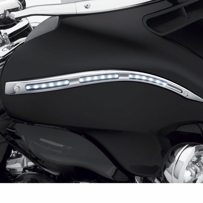 Electra Glo イルミネーテッド フェアリング アクセントトリム　クローム-01