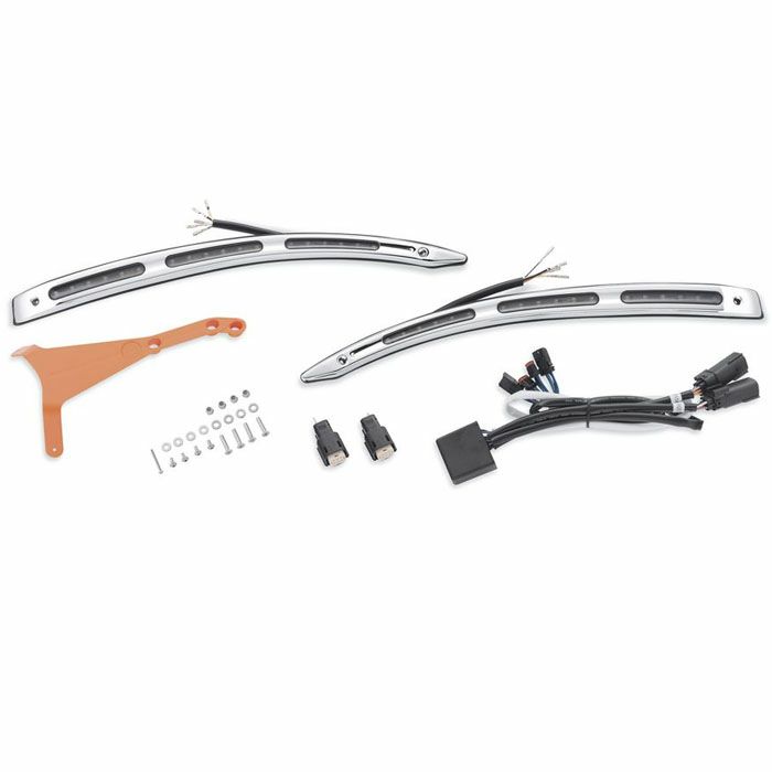 Electra Glo イルミネーテッド フェアリング アクセントトリム　クローム-03